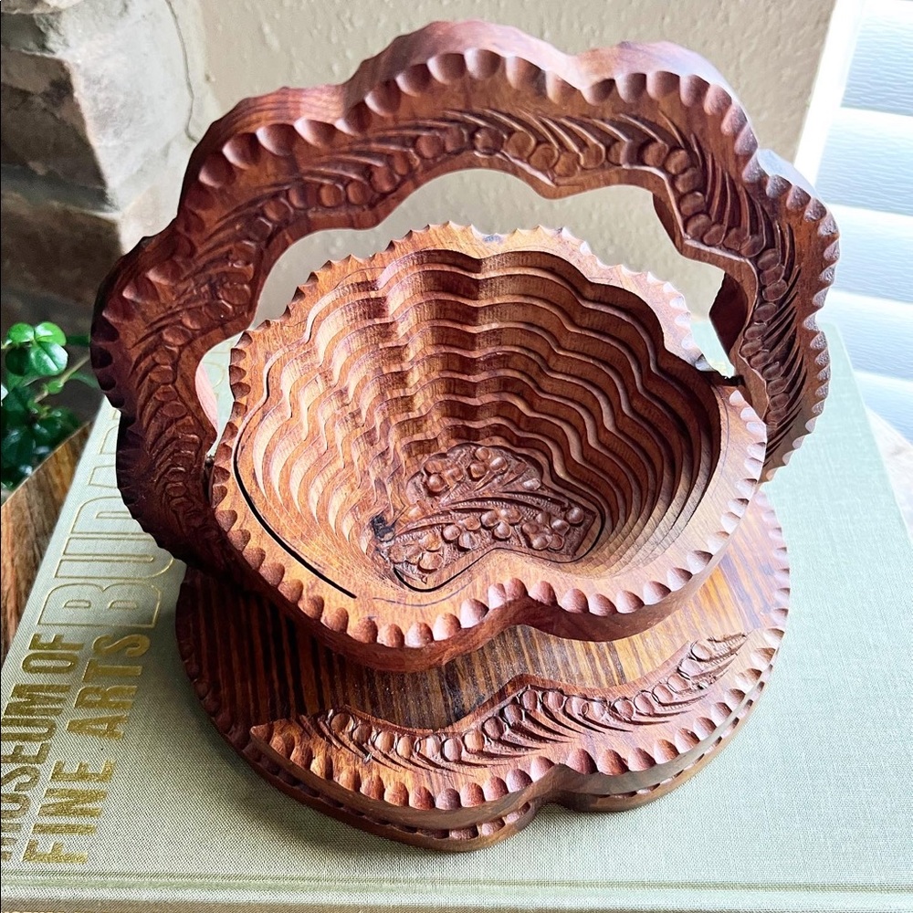 Handmade Wooden Magic Basket